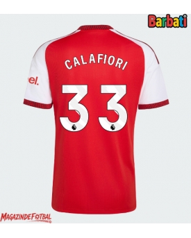 Arsenal Riccardo Calafiori #33 Tricou Fotbal Replică 2026-27 Barbati Acasa